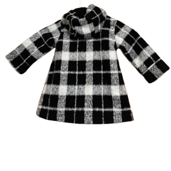 madden girl Baby Girl Multi Plaid Toggle and Zip Front Hooded Jacket Sz-18M - Picture 5 of 5